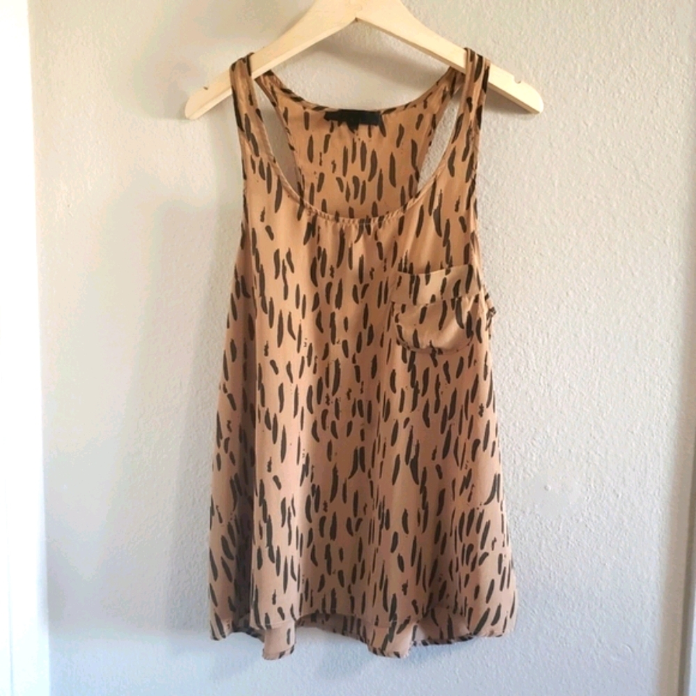 Animal Print Racerback Tank Top